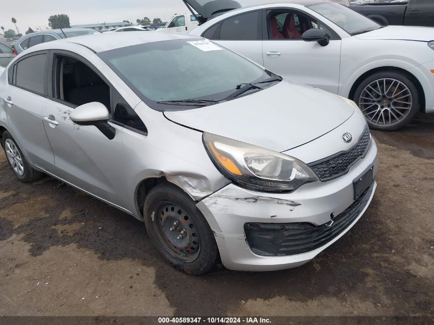 2016 Kia Rio Lx VIN: KNADM4A35G6589685 Lot: 40589347