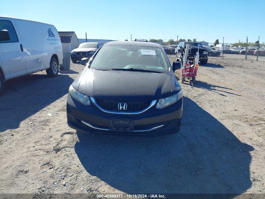 2013 Honda Civic Lx VIN: 2HGFB2F50DH579299 Lot: 40589377