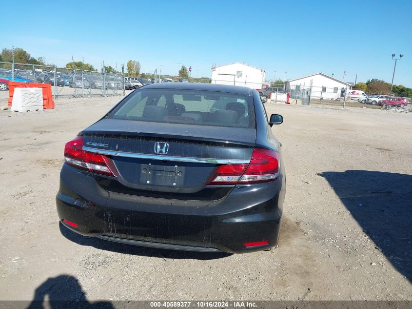 2013 Honda Civic Lx VIN: 2HGFB2F50DH579299 Lot: 40589377