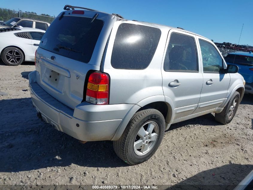 2005 Ford Escape Limited VIN: 1FMCU04125KE50034 Lot: 40589379