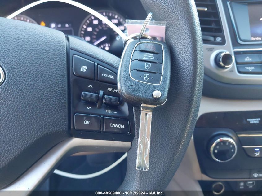 2017 Hyundai Tucson Eco VIN: KM8J3CA2XHU285058 Lot: 40589400