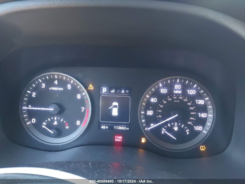 2017 Hyundai Tucson Eco VIN: KM8J3CA2XHU285058 Lot: 40589400