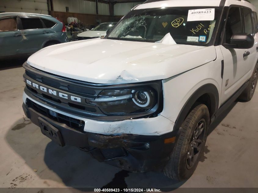 2022 Ford Bronco Sport Big Bend VIN: 3FMCR9B68NRE33917 Lot: 40589423