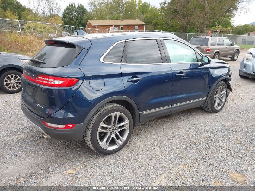 2017 Lincoln Mkc Reserve VIN: 5LMCJ3D96HUL56731 Lot: 40589424