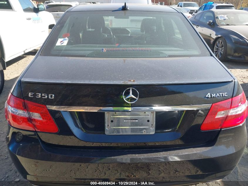 2013 Mercedes-Benz E 350 4Matic VIN: WDDHF8JB9DA687792 Lot: 40589434