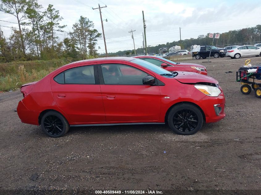 2020 Mitsubishi Mirage G4 G4 Se/G4 Le VIN: ML32F4FJ7LHF01235 Lot: 40589449