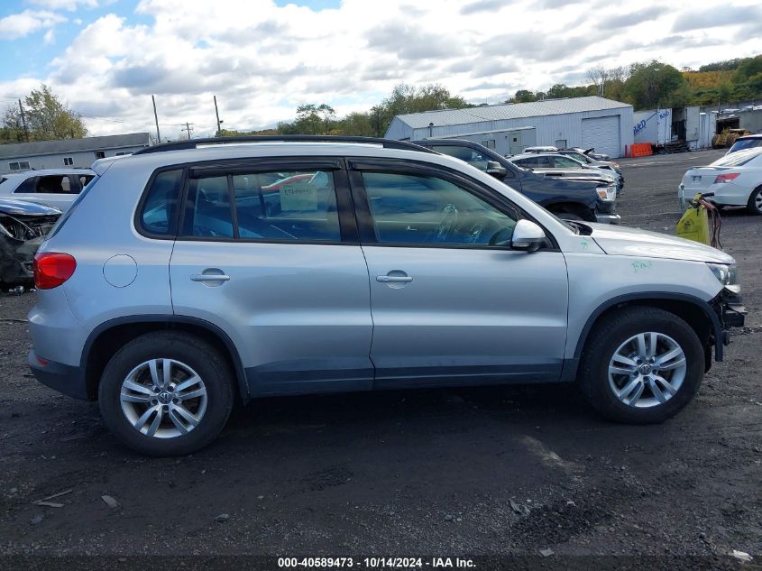 2016 Volkswagen Tiguan S VIN: WVGBV7AX6GW574099 Lot: 40589473