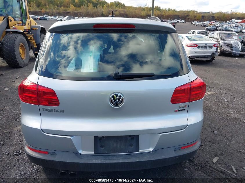 2016 Volkswagen Tiguan S VIN: WVGBV7AX6GW574099 Lot: 40589473