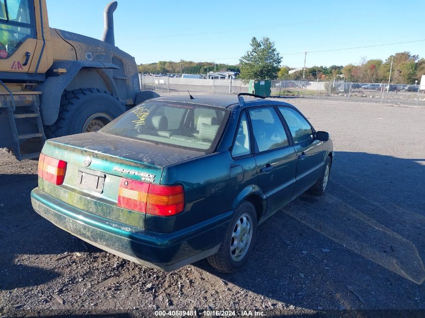 1997 Volkswagen Passat Glx VIN: WVWEE83A1VB006797 Lot: 40589481