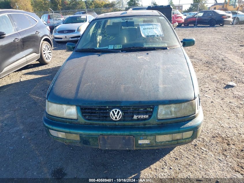 1997 Volkswagen Passat Glx VIN: WVWEE83A1VB006797 Lot: 40589481