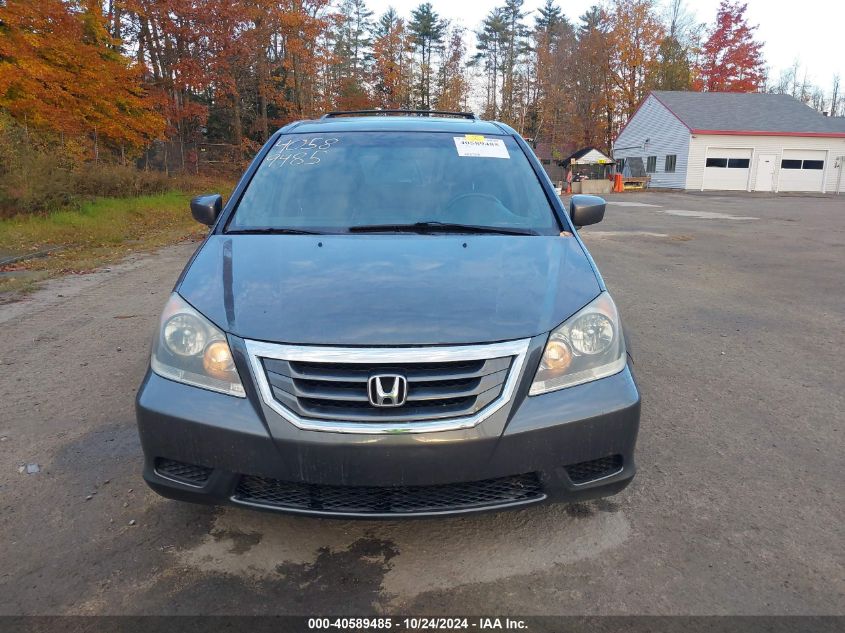 2010 Honda Odyssey Ex-L VIN: 5FNRL3H61AB018566 Lot: 40589485