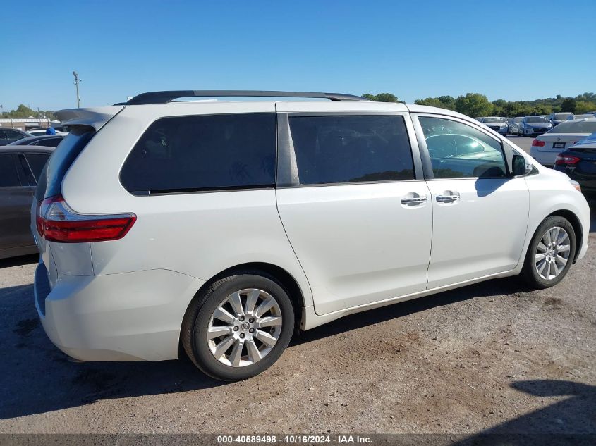 2015 Toyota Sienna Limited Premium 7 Passenger VIN: 5TDYK3DC9FS671921 Lot: 40589498