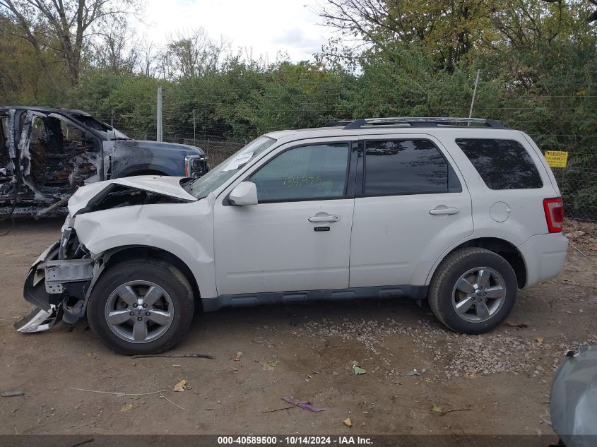 2012 Ford Escape Limited VIN: 1FMCU0EG4CKB77517 Lot: 40589500