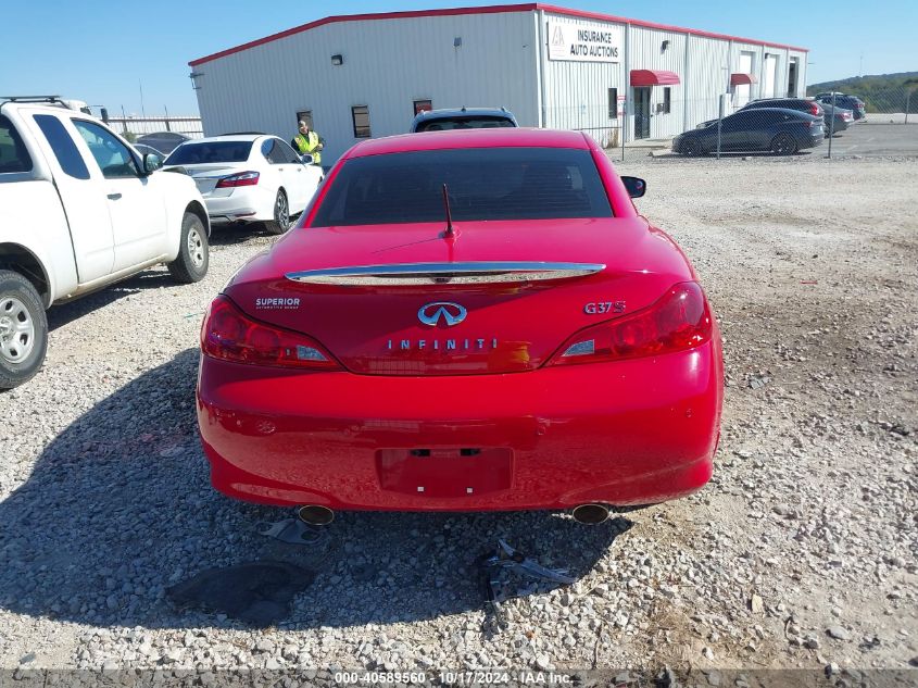 2013 Infiniti G37 VIN: JN1CV6FE5DM772550 Lot: 40589560