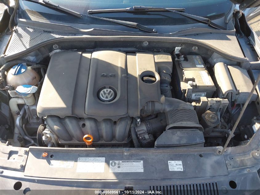 1VWAH7A37DC080896 2013 Volkswagen Passat 2.5L S