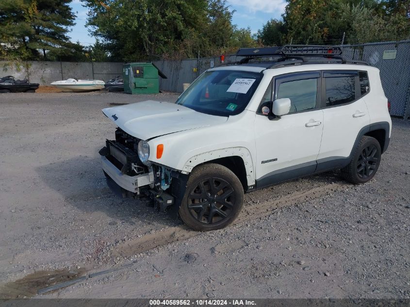 2017 Jeep Renegade Altitude 4X4 VIN: ZACCJBBB1HPE95061 Lot: 40589562