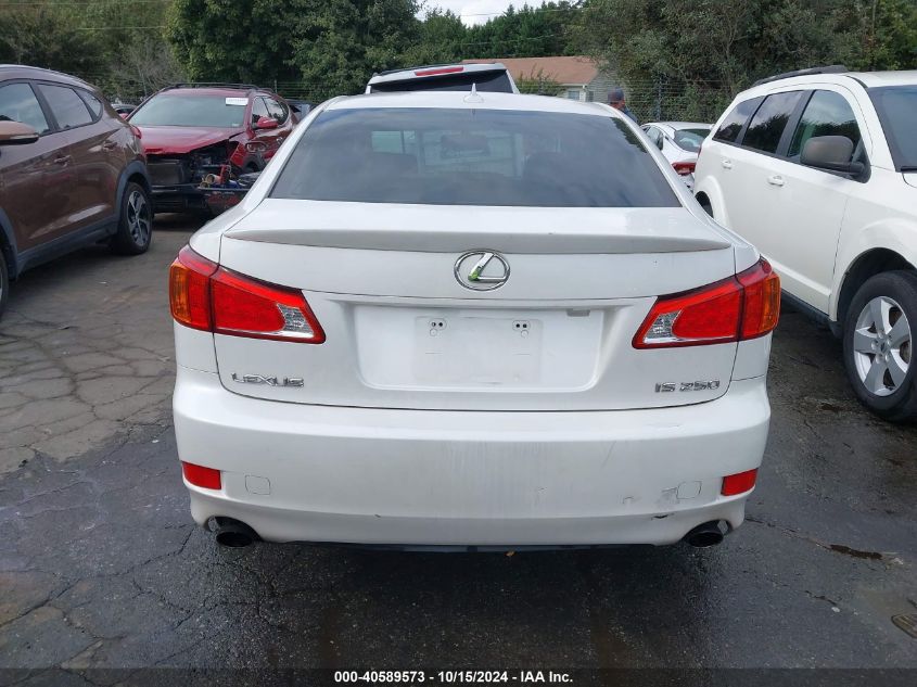 2010 Lexus Is 250 VIN: JTHBF5C27A5111097 Lot: 40589573