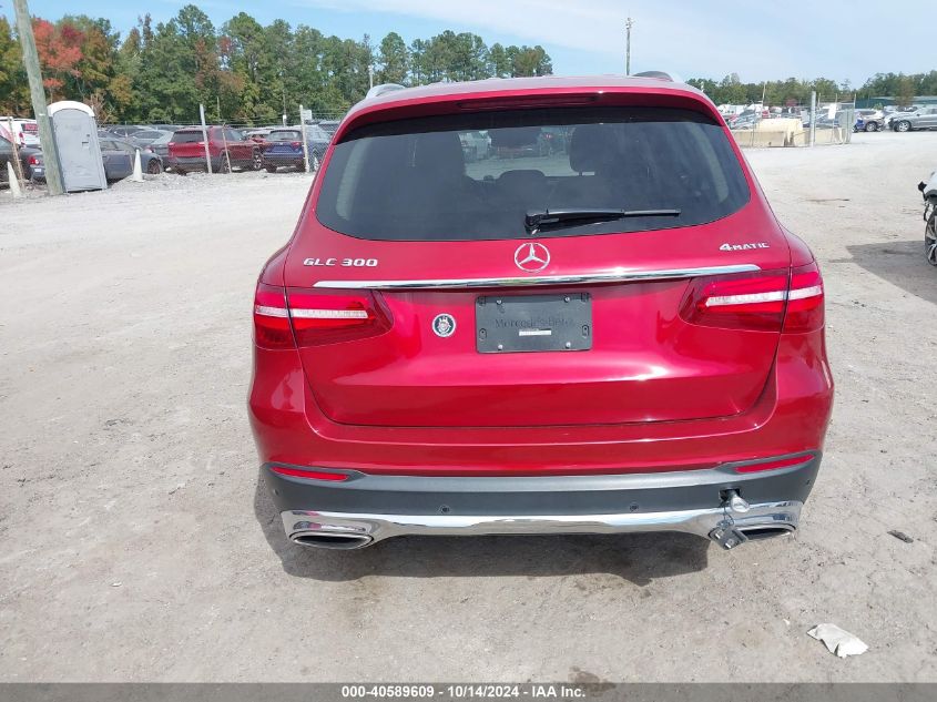 2018 Mercedes-Benz Glc 300 4Matic VIN: WDC0G4KBXJV077491 Lot: 40589609