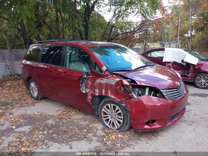 2012 Toyota Sienna Xle V6 8 Passenger VIN: 5TDYK3DC1CS278572 Lot: 40589610