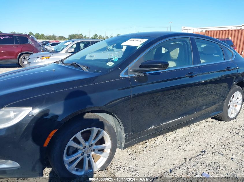 2015 Chrysler 200 Limited VIN: 1C3CCCAB3FN671975 Lot: 40589625