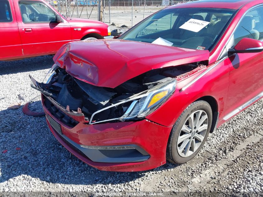 2017 Hyundai Sonata Limited VIN: 5NPE34AF5HH440155 Lot: 40589626