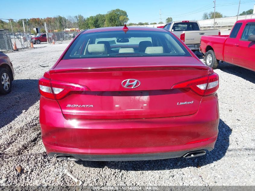 2017 HYUNDAI SONATA LIMITED - 5NPE34AF5HH440155