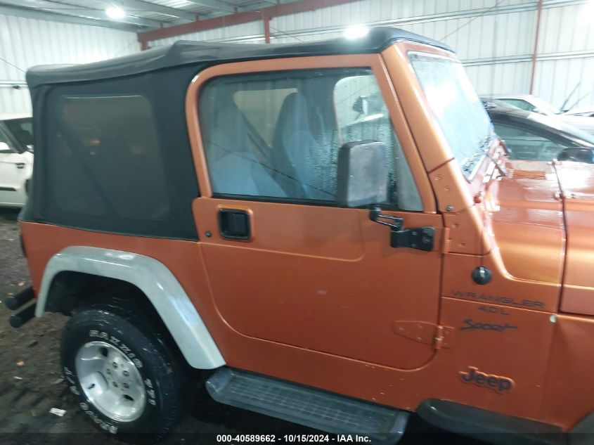 2001 Jeep Wrangler Sport VIN: 1J4FA49S11P336360 Lot: 40589662