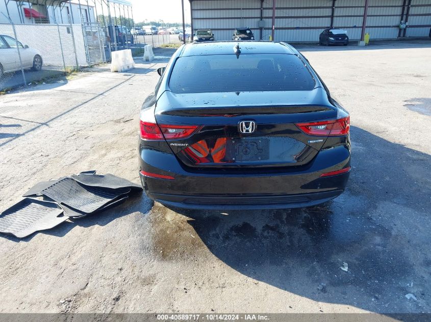 2019 Honda Insight Ex VIN: 19XZE4F54KE031765 Lot: 40589717