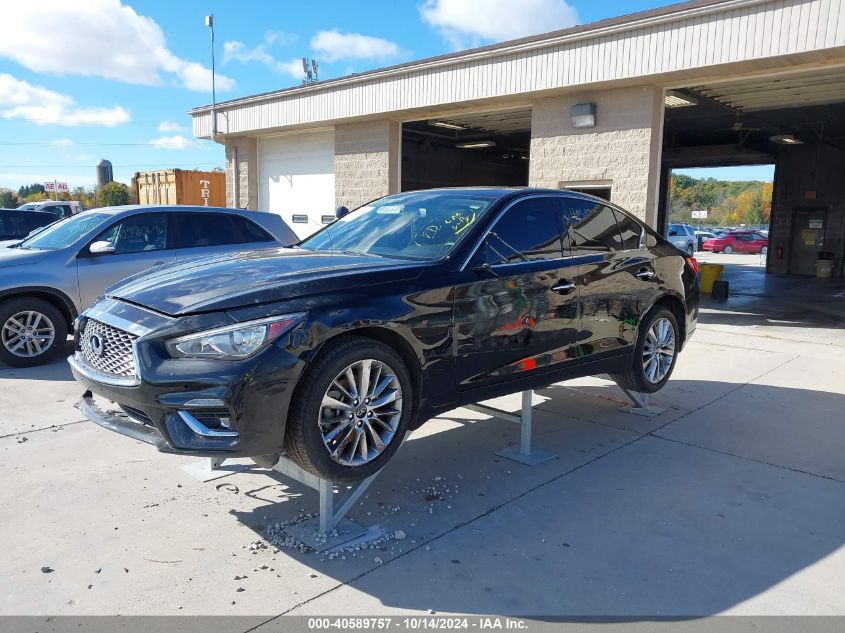 VIN JN1EV7BRXMM751927 2021 Infiniti Q50, Luxe Awd no.2