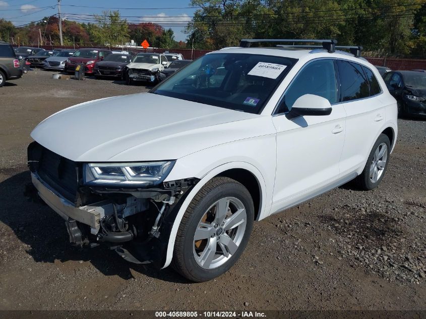 2019 Audi Q5 45 Premium VIN: WA1BNAFY9K2081420 Lot: 40589805