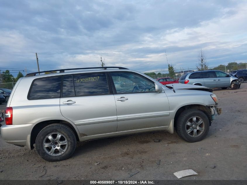 2004 Toyota Highlander V6 VIN: JTEEP21AX40039880 Lot: 40589807