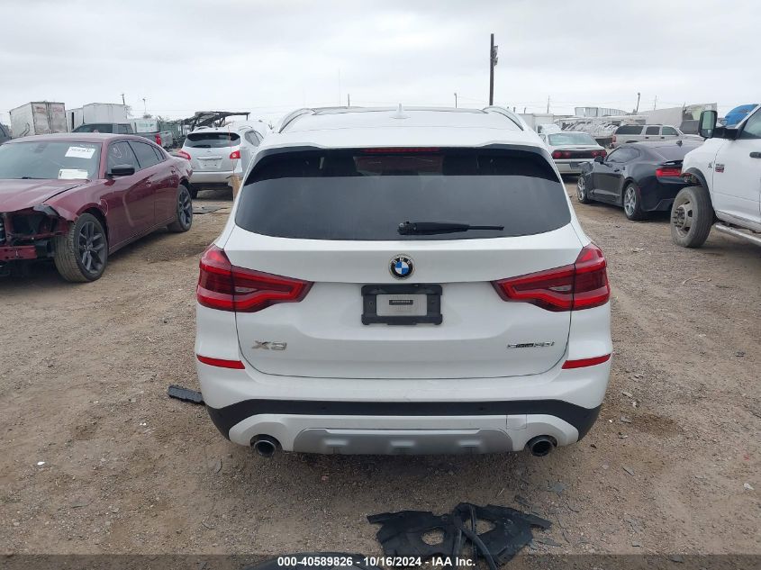 2021 BMW X3 Sdrive30I VIN: 5UXTY3C00M9H20355 Lot: 40589826