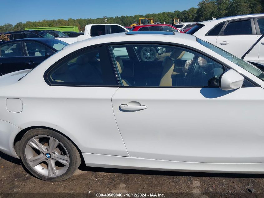 2011 BMW 128I I VIN: WBAUP7C59BVK79089 Lot: 40589846