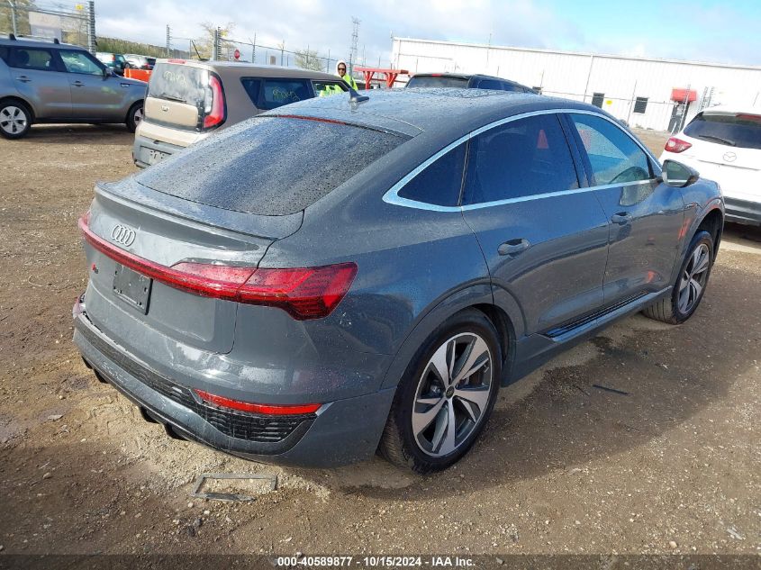 2024 Audi Q8 E-Tron S Line Premium Plus Quattro VIN: WA1CABGE1RB011544 Lot: 40589877