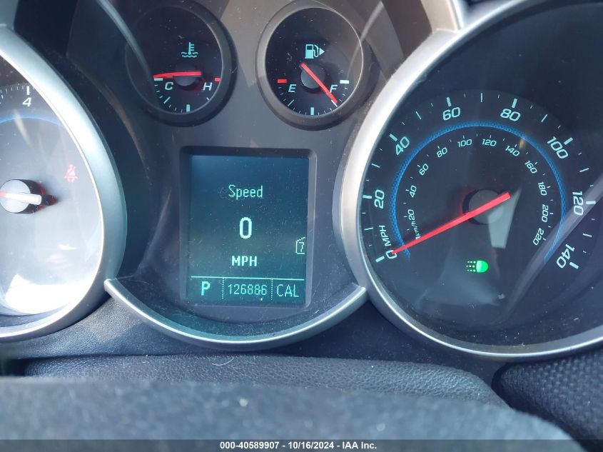 2011 Chevrolet Cruze 1Lt VIN: 1G1PF5S92B7163550 Lot: 40589907