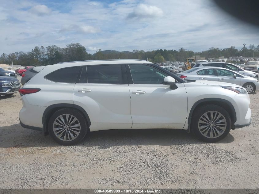 2021 Toyota Highlander Platinum VIN: 5TDFZRBH1MS100764 Lot: 40589909