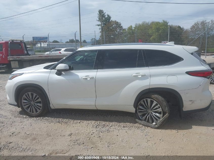 2021 Toyota Highlander Platinum VIN: 5TDFZRBH1MS100764 Lot: 40589909