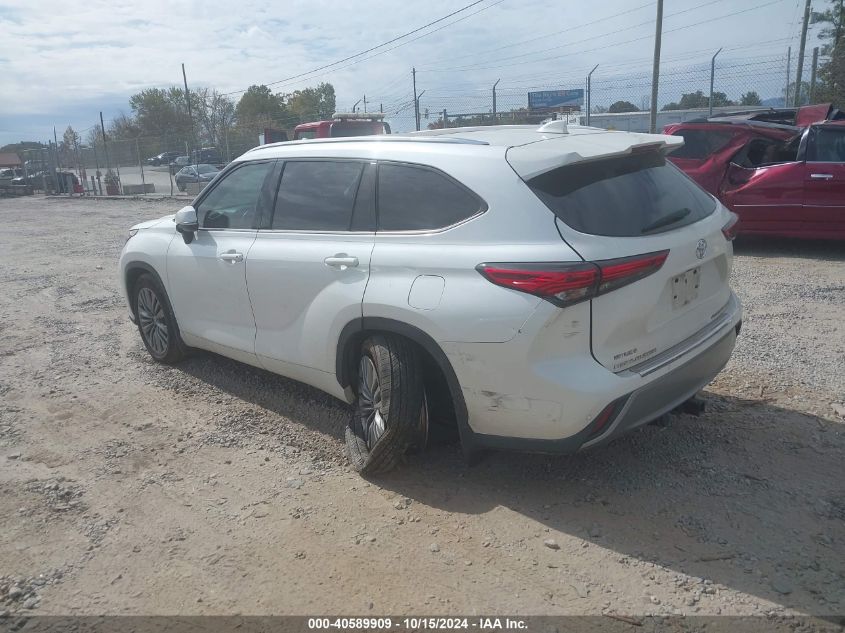 2021 Toyota Highlander Platinum VIN: 5TDFZRBH1MS100764 Lot: 40589909