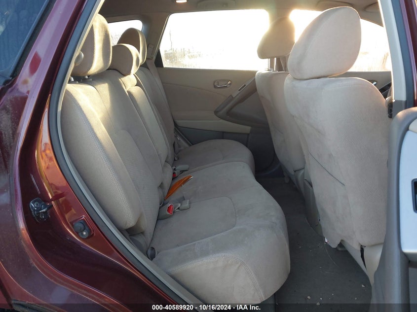 2011 Nissan Murano Sv VIN: JN8AZ1MW6BW162914 Lot: 40589920