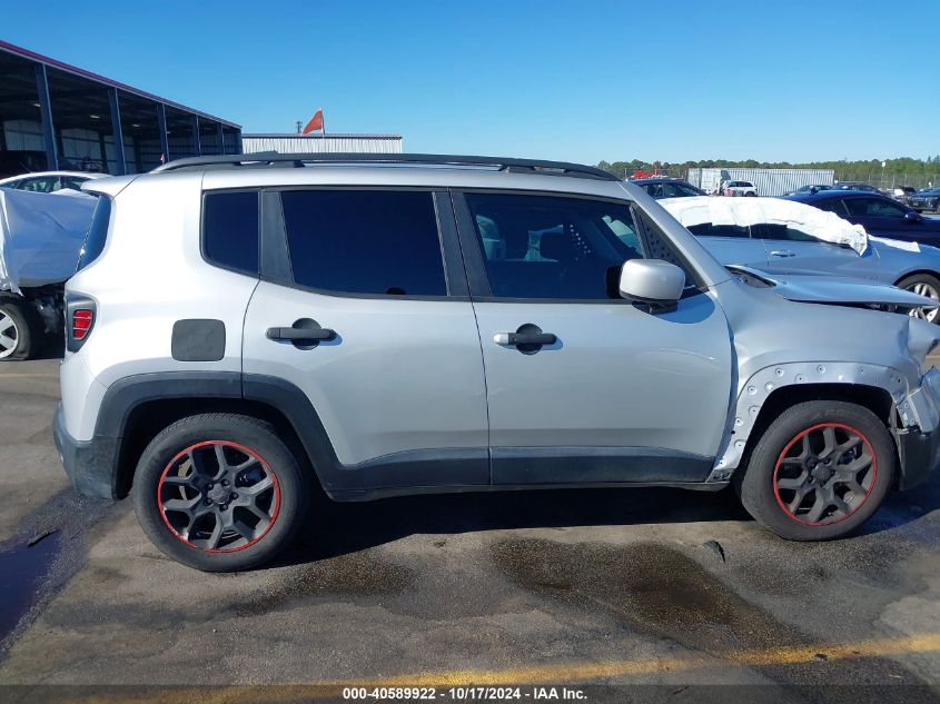 2018 Jeep Renegade Latitude Fwd VIN: ZACCJABB3JPG71012 Lot: 40589922