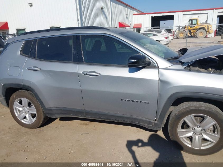 2022 Jeep Compass Latitude 4X4 VIN: 3C4NJDBB3NT210353 Lot: 40589946