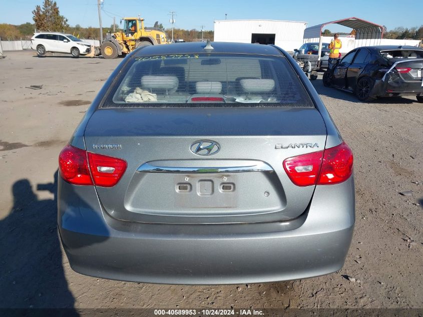 2010 Hyundai Elantra Blue/Gls/Se VIN: KMHDU4AD7AU828681 Lot: 40589953