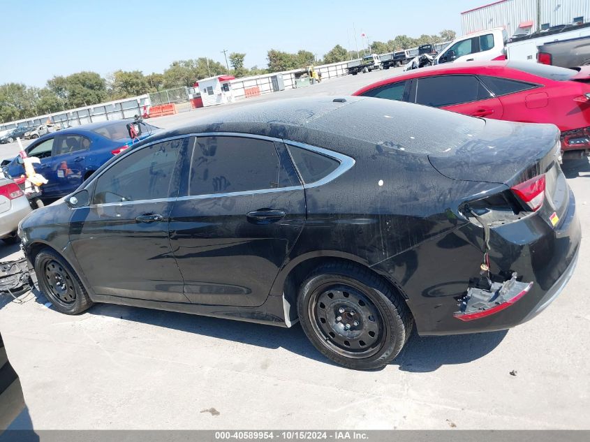 2015 Chrysler 200 Limited VIN: 1C3CCCAB0FN744171 Lot: 40589954