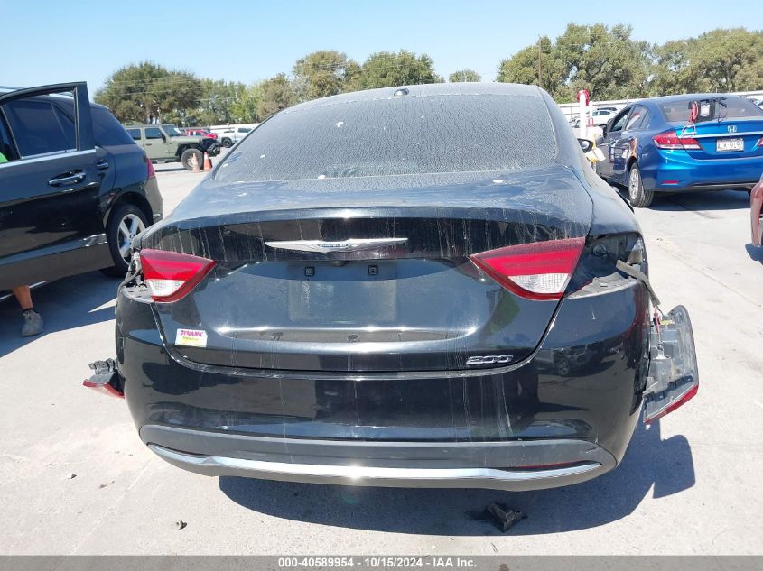 2015 Chrysler 200 Limited VIN: 1C3CCCAB0FN744171 Lot: 40589954