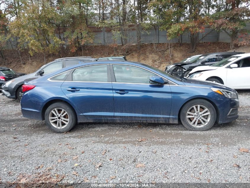 2017 Hyundai Sonata Se VIN: 5NPE24AF3HH501957 Lot: 40589957