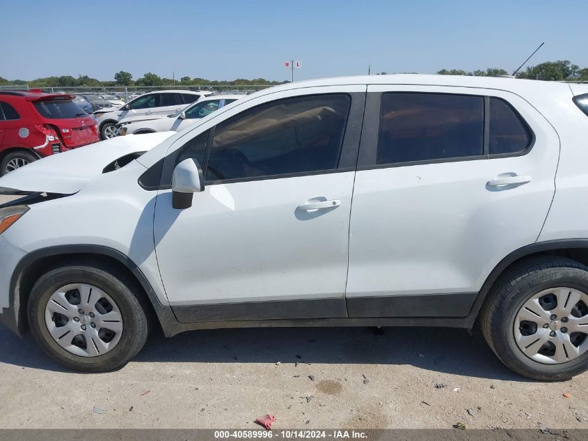 2017 Chevrolet Trax Ls VIN: KL7CJKSB1HB062704 Lot: 40589996