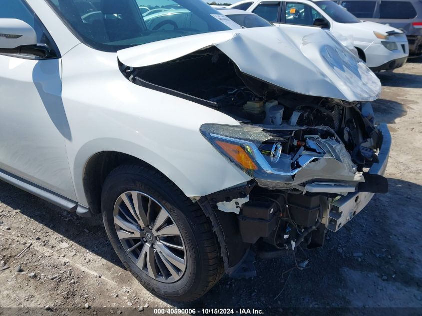 2017 Nissan Pathfinder Sv VIN: 5N1DR2MNXHC624077 Lot: 40590006