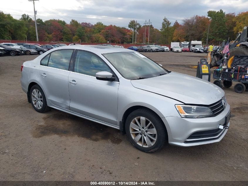 VIN 3VWD17AJ0FM253871 2015 Volkswagen Jetta, 1.8T Se no.1