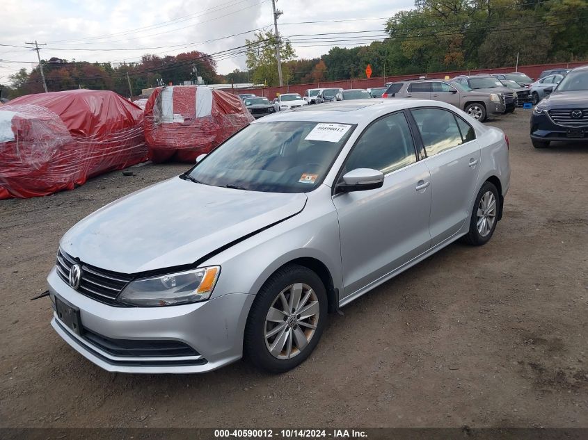 VIN 3VWD17AJ0FM253871 2015 Volkswagen Jetta, 1.8T Se no.2