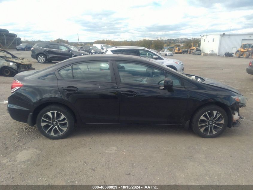 2013 Honda Civic Ex-L VIN: 2HGFB2F91DH536934 Lot: 40590029